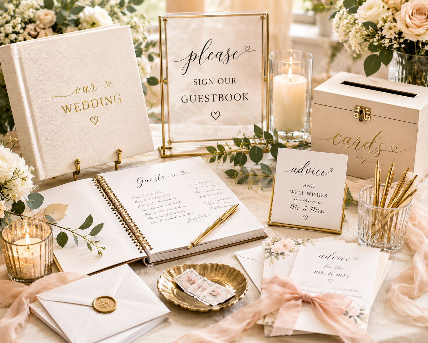 GUESTBOOKS & STATIONERY