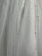 Alfred Angelo Princess Ballgown Wedding Dress | Strapless Sweetheart Tulle Bridal Gown with Beaded Bodice SIZE 10