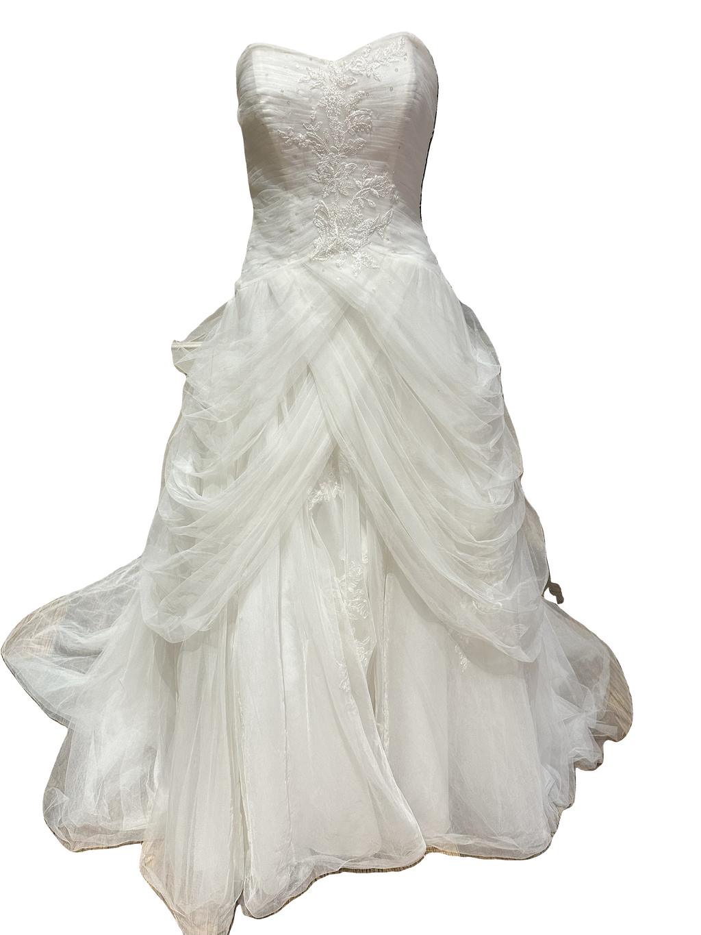 David’s Bridal Princess-Style Ball Gown with a Sweetheart Neckline- SIZE 6