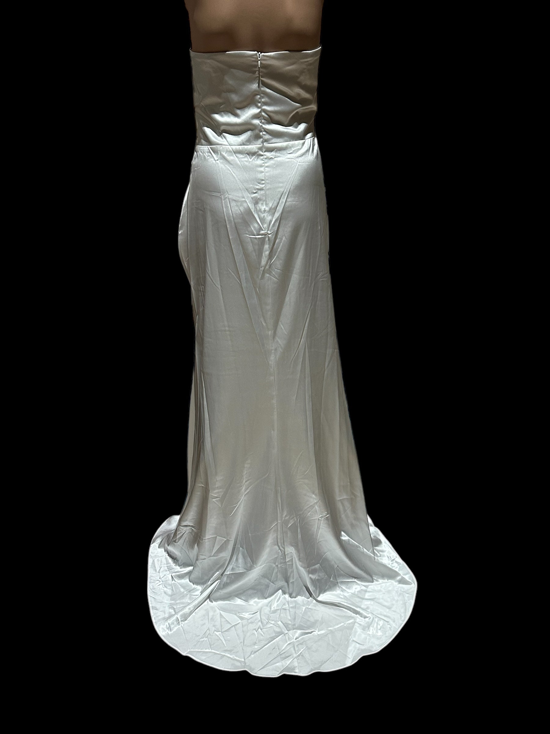 Cinderella Strapless A-line Sheath Gown with a Sweetheart Neckline- SIZE 8