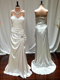 Cinderella Strapless A-line Sheath Gown with a Sweetheart Neckline- SIZE 8