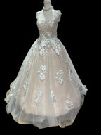 LT Lanting Blush Ball Gown with Sweetheart Neckline SIZE 10
