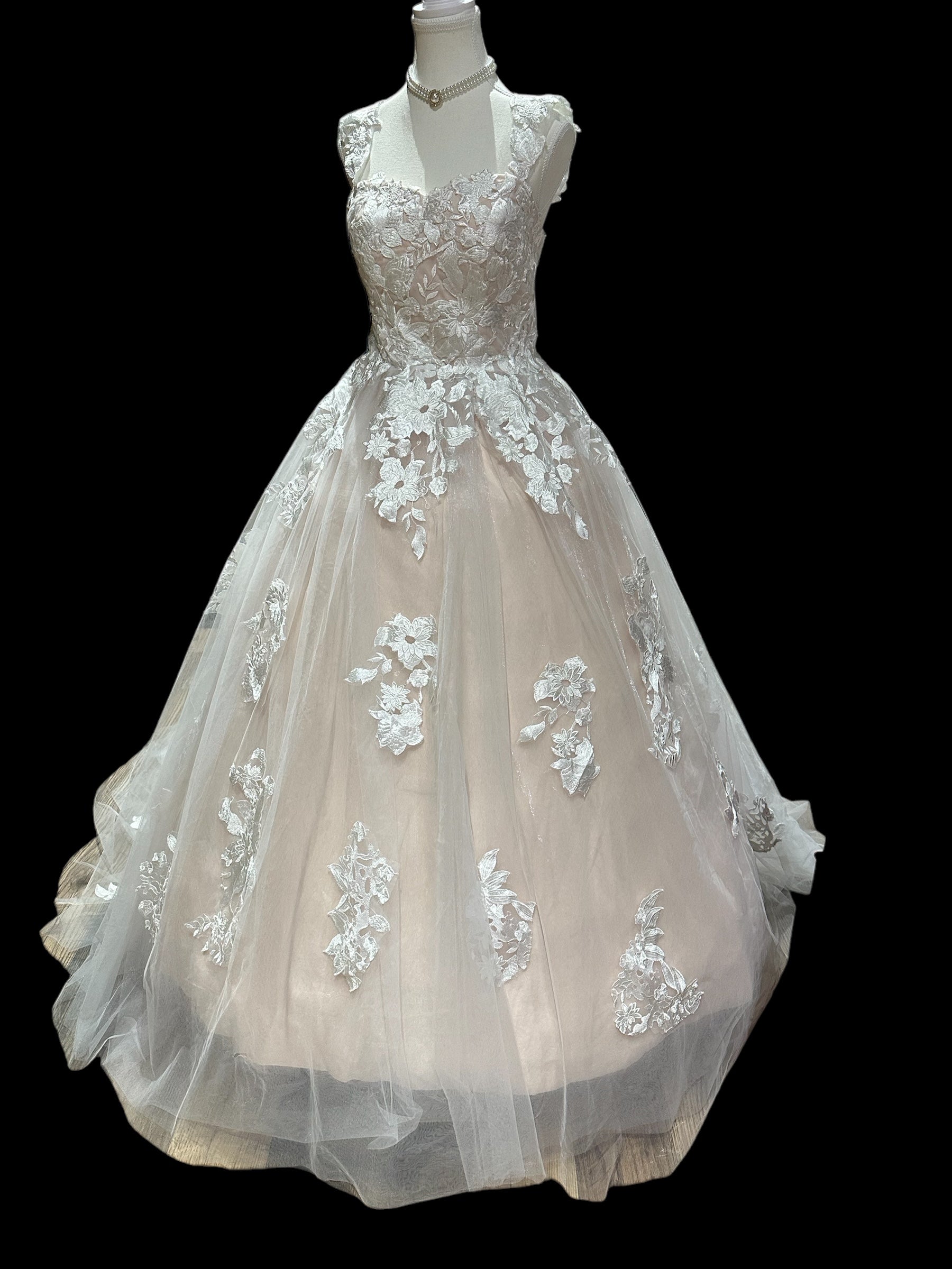 LT Lanting Blush Ball Gown with Sweetheart Neckline SIZE 10