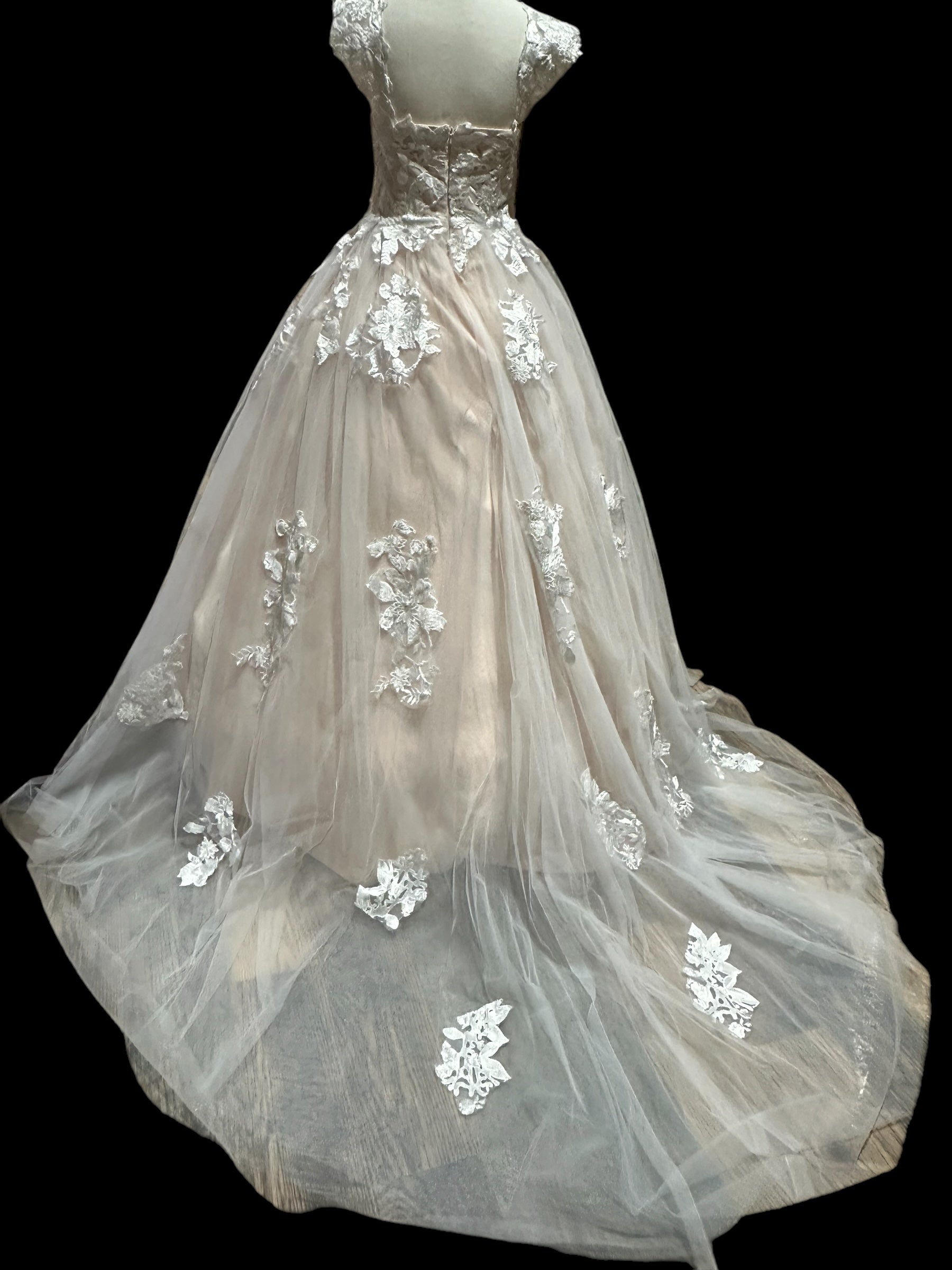 LT Lanting Blush Ball Gown with Sweetheart Neckline SIZE 10