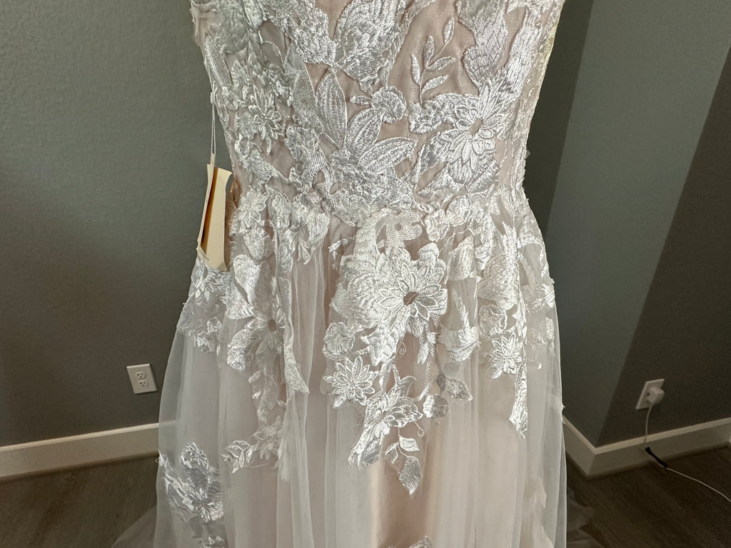 LT Lanting Blush Ball Gown with Sweetheart Neckline SIZE 10