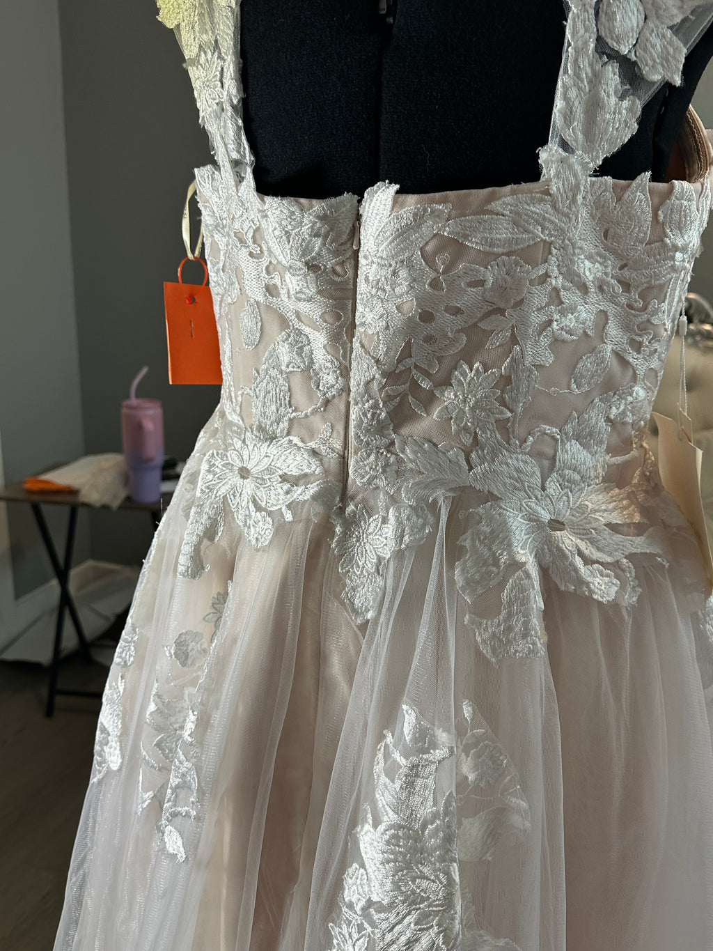 LT Lanting Blush Ball Gown with Sweetheart Neckline SIZE 10