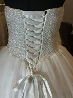 Alfred Angelo A-Line Strapless Sweetheart Gown with a  Corset Back- SIZE 8
