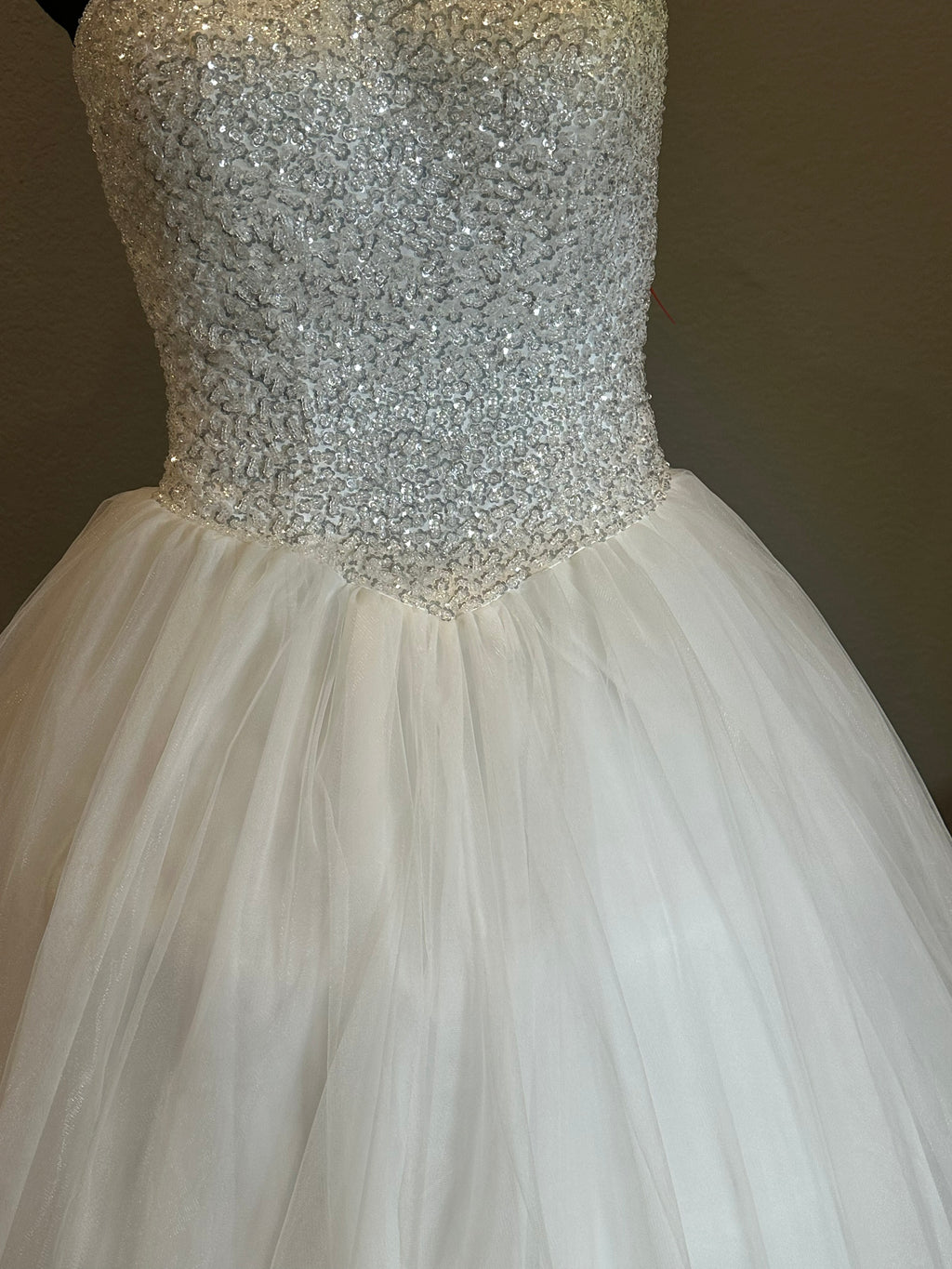 Alfred Angelo A-Line Strapless Sweetheart Gown with a  Corset Back- SIZE 8