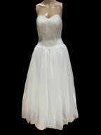 Alfred Angelo A-Line Strapless Sweetheart Gown with a  Corset Back- SIZE 8