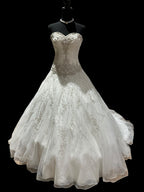 Allure Bridals Strapless Ball Gown with Sweetheart Neckline /SIZE 4