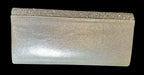 Silver Glitter Bridal Clutch Purse