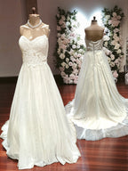 Carrrafina Removable Straps Sweetheart Neckline with A-Line Silhouette SIZE 8