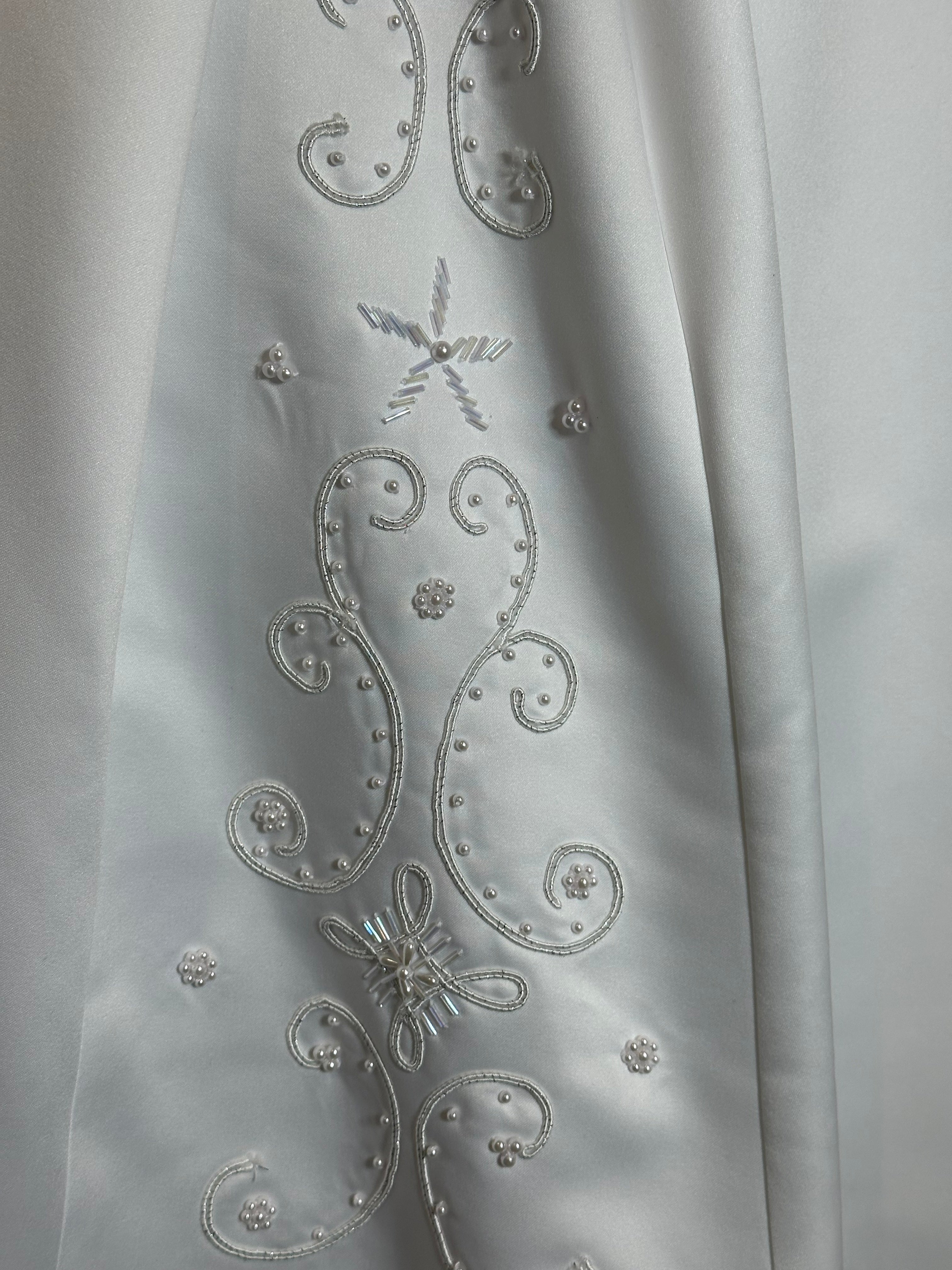 Christina Wu Strapless Ballgown with Royal Train SIZE 8