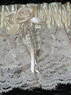 Vintage Lace Bridal Garter Belt