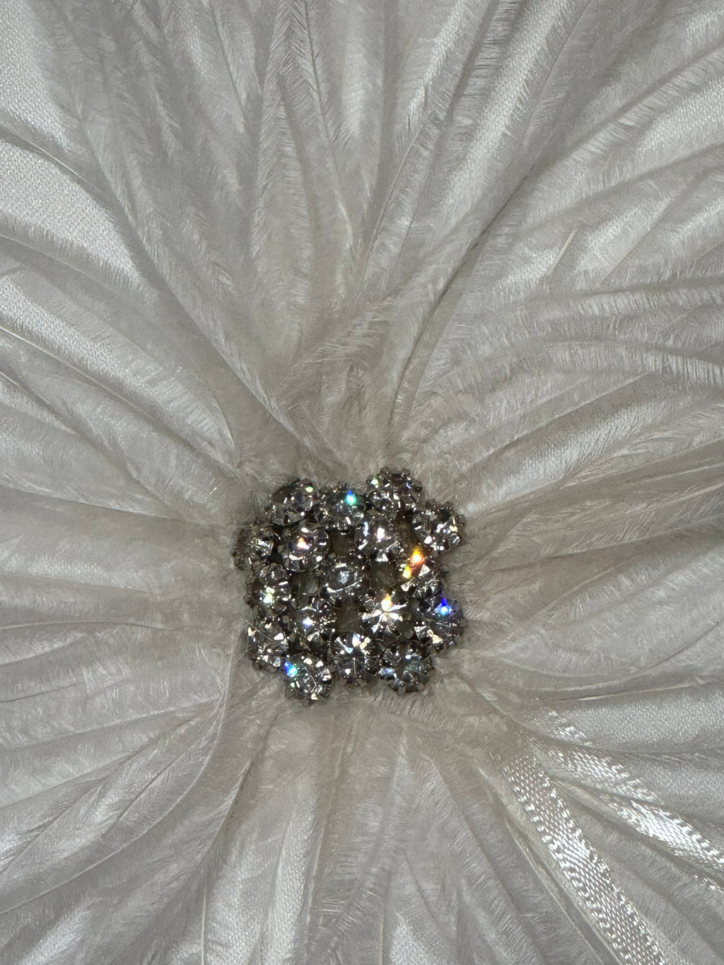 Luxury Inspired Feather Wedding Ring Pillow
