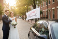 His & Hers “Just Married” Wedding Car Flag