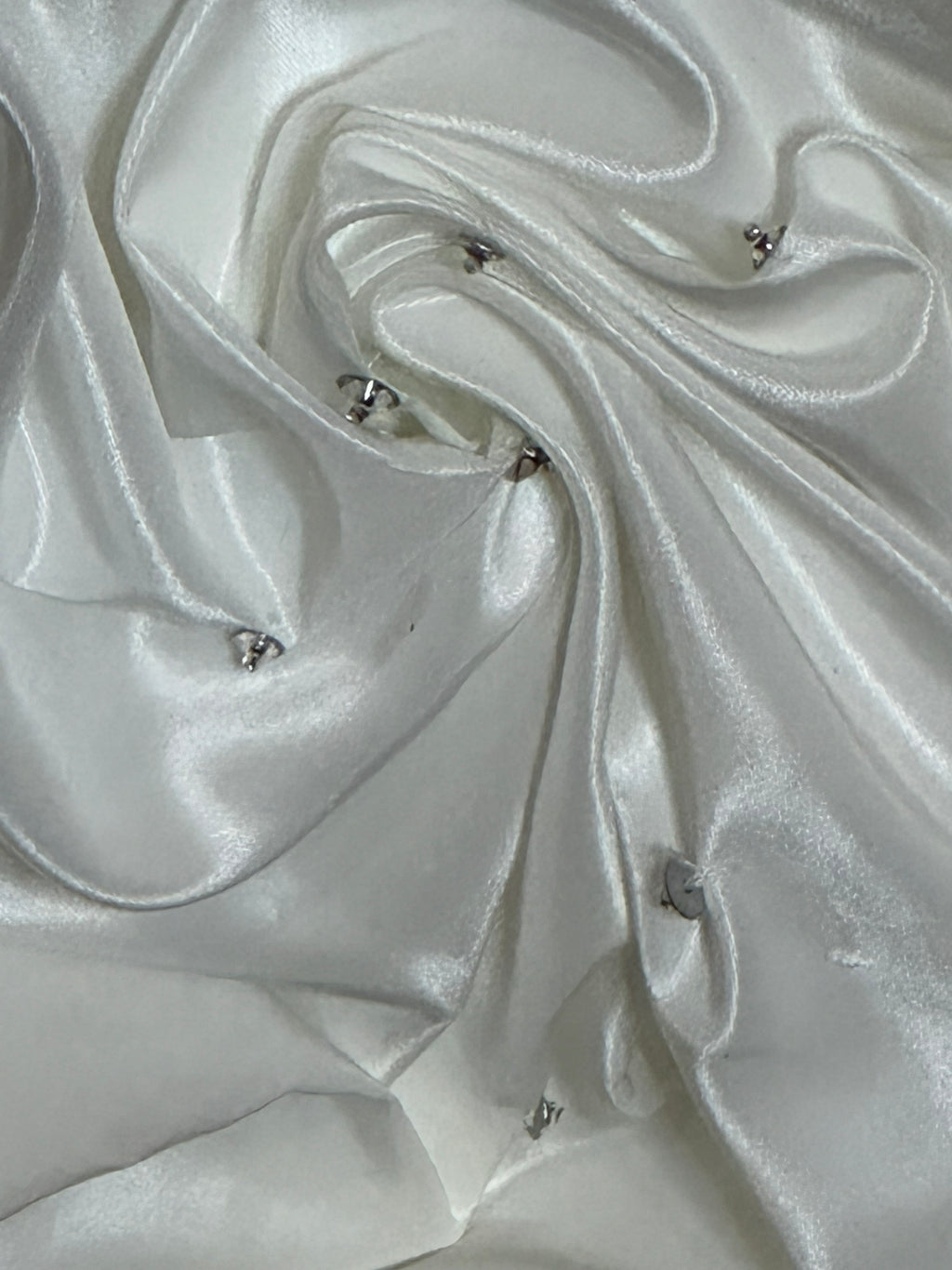 Maggie Sottero Ruched Taffeta Fit & Flare Wedding Dress with Corset Back SIZE 10