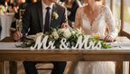 “Mr & Mrs” Freestanding Wedding Sign Set