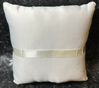 Pearl & Lace Wedding Ring Pillow