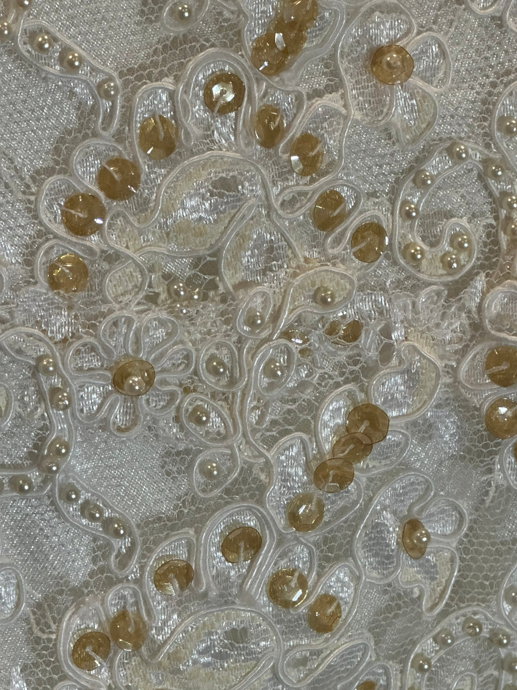 Alyce Designs Boho Lace Wedding Dress with Spaghetti Straps | A-Line Tulle Bridal Gown SIZE 8