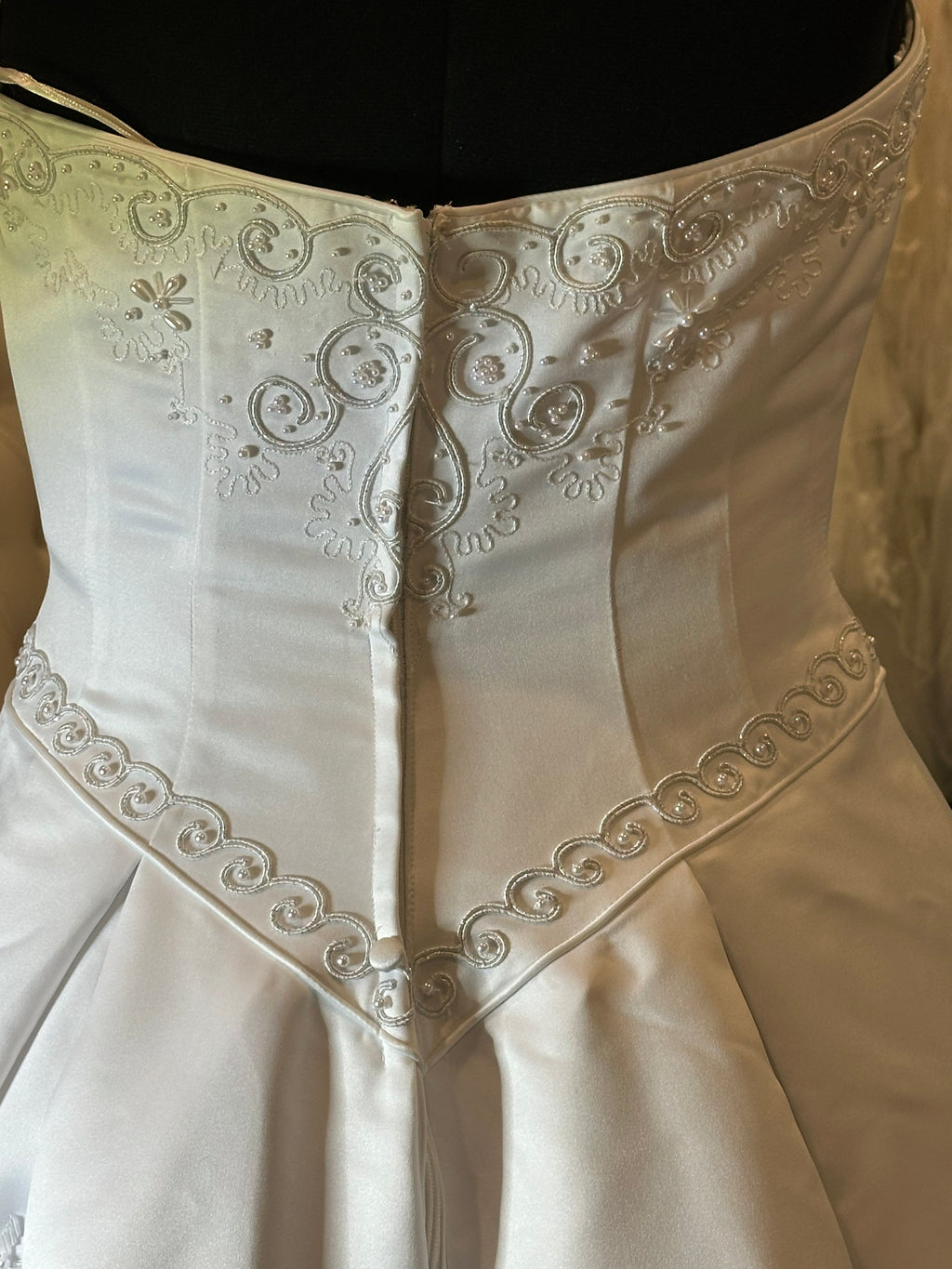 Christina Wu Strapless Ballgown with Royal Train SIZE 8
