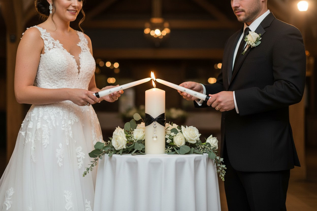 Studio His & Hers Elegant Unity Candle Set