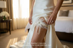 Vintage-Inspired Feather Bridal Garter Set