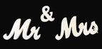 “Mr & Mrs” Freestanding Wedding Sign Set